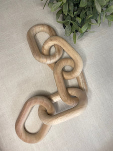 WOODEN CHAIN LINKS