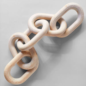 WOODEN CHAIN LINKS