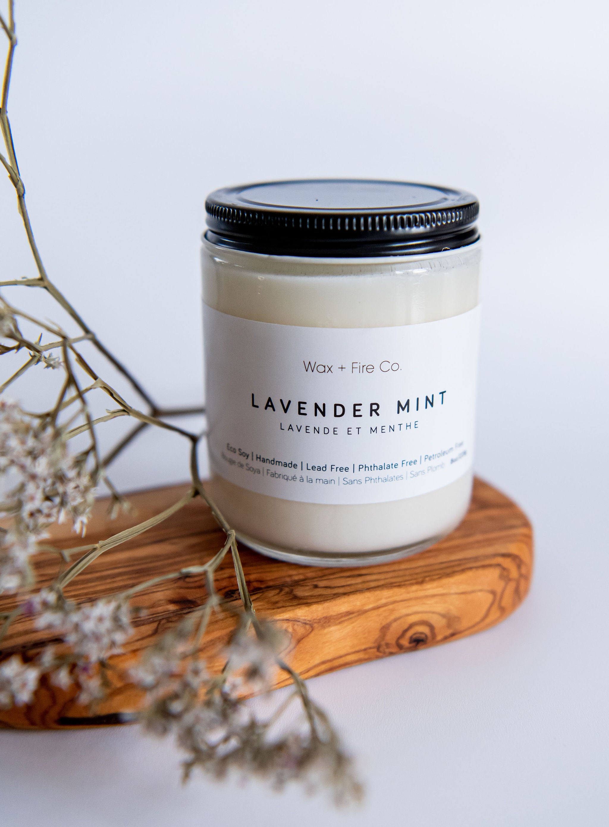 LAVENDER MINT SOY CANDLE
